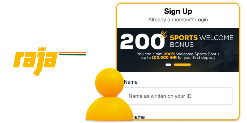 New Player Registration on the Rajabets Website in India